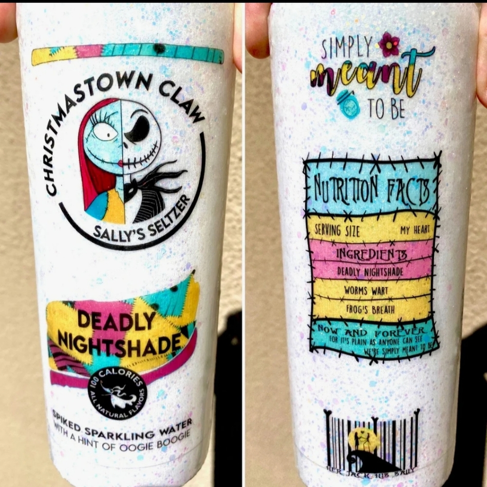 Nightmare Before Christmas Tumbler